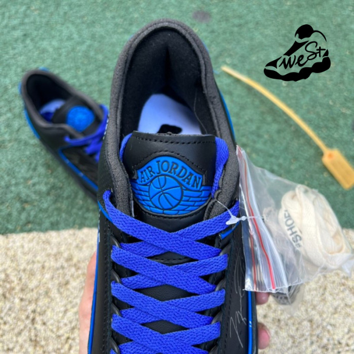 Jordan 2 Retro Low SP Off-White Black Blue