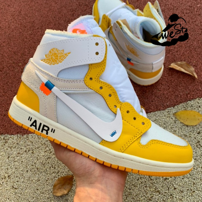 Jordan 1 ‘UNC’ Off-White  Yellow&White