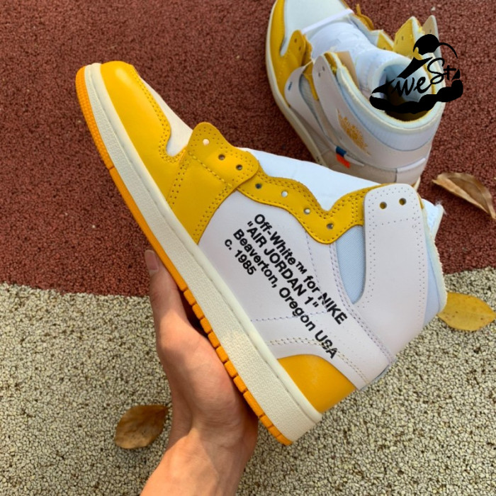 Jordan 1 ‘UNC’ Off-White  Yellow&White
