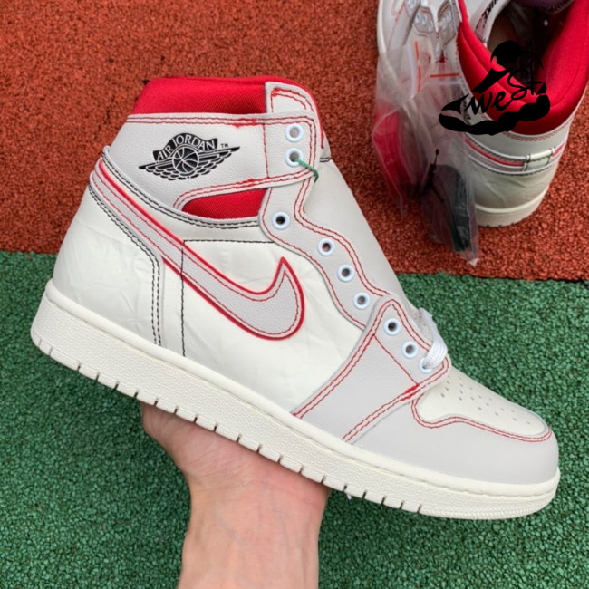 Jordan 1 Retro High Phantom Gym Red