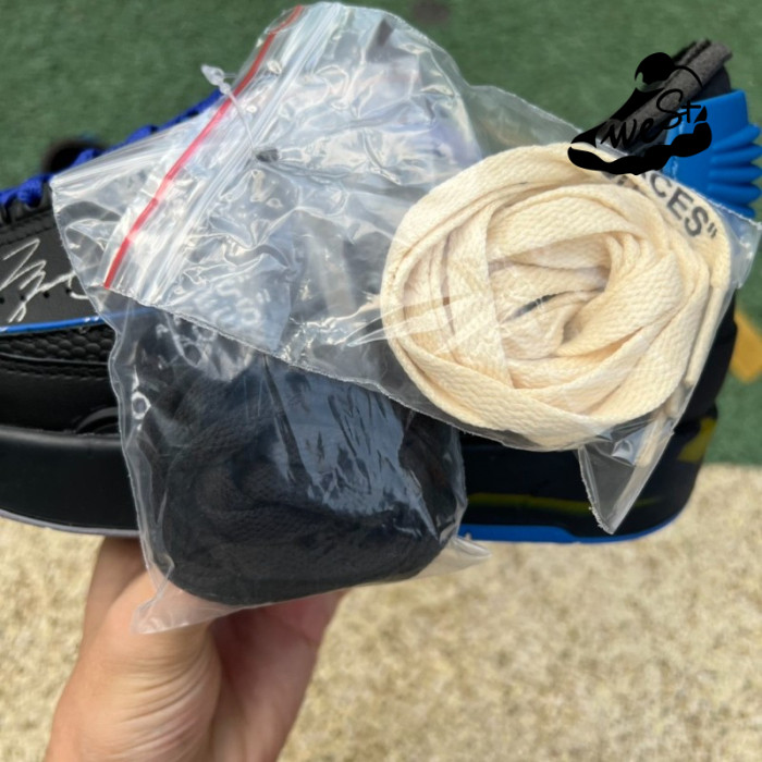 Jordan 2 Retro Low SP Off-White Black Blue