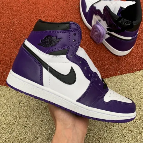 Jordan 1 Retro High Court Purple White