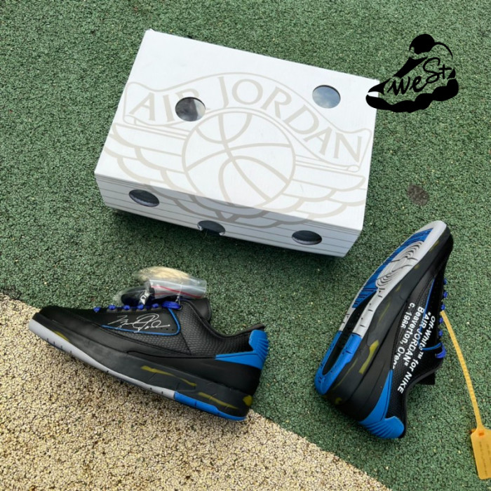 Jordan 2 Retro Low SP Off-White Black Blue