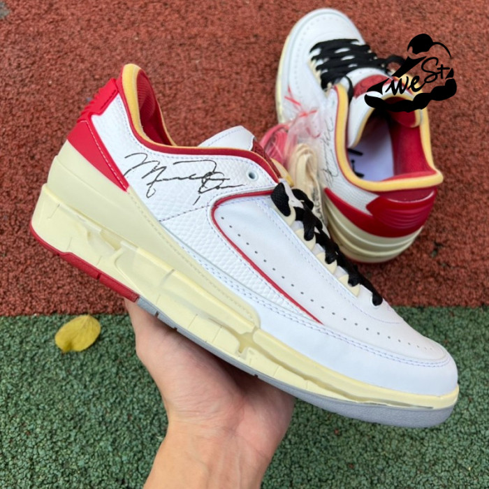 Jordan 2 Retro Low SP Off-White White Red