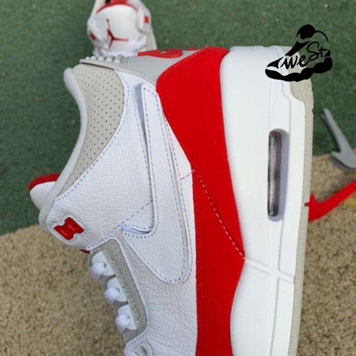 Jordan 3 Retro Tinker White University Red