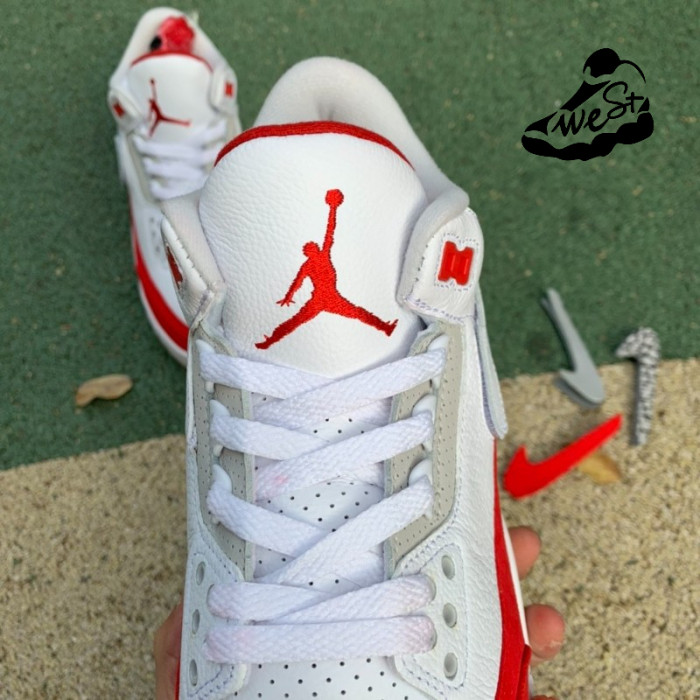 Jordan 3 Retro Tinker White University Red