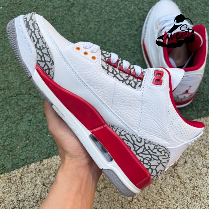 Jordan 3 Retro Cardinal Red