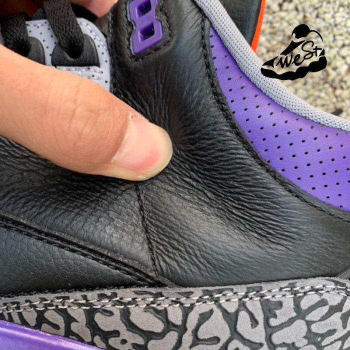 Jordan 3 Retro Black Court Purple