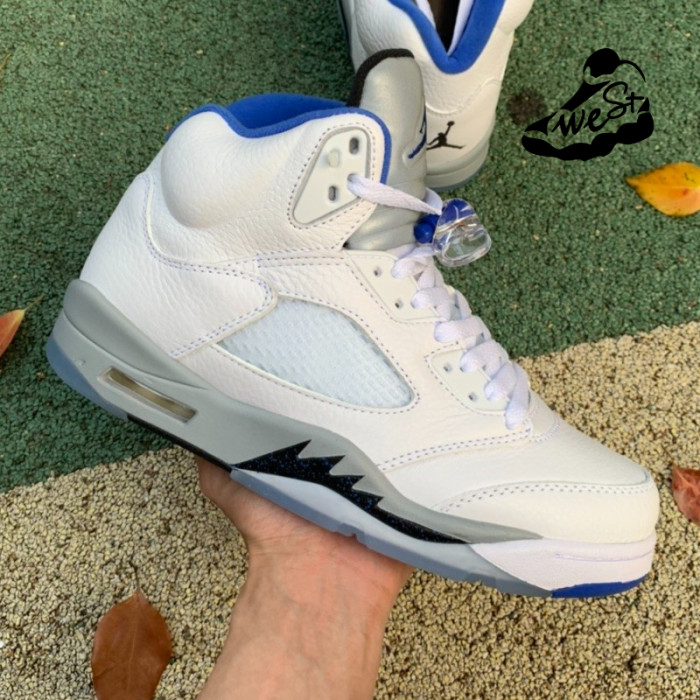 Jordan 5 Retro White Stealth
