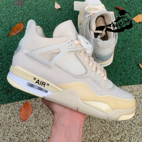 Jordan 4 Retro Off-White Sail