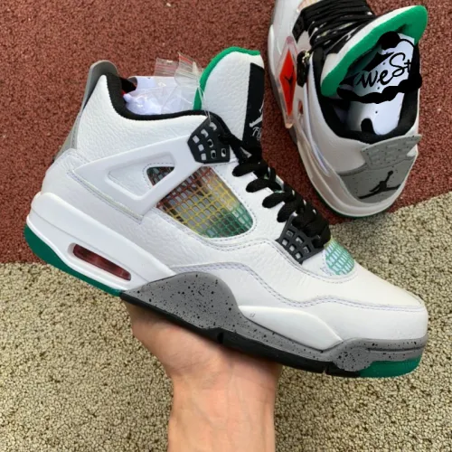 Jordan 4 Retro Lucid Green Rasta