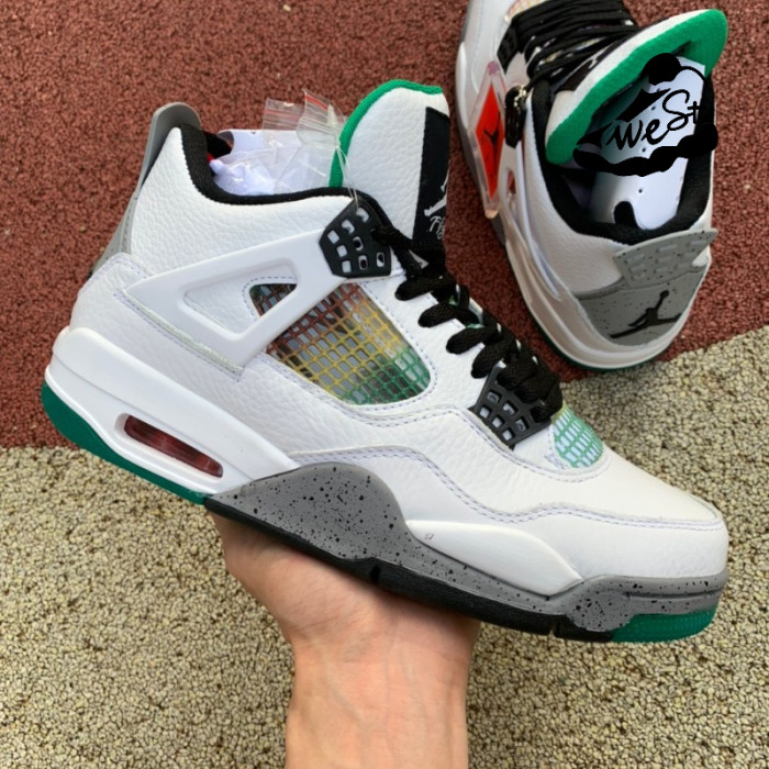 Jordan 4 Retro Lucid Green Rasta