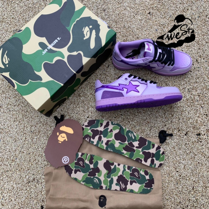 A Bathing Ape Bape SK8 Sta Purple