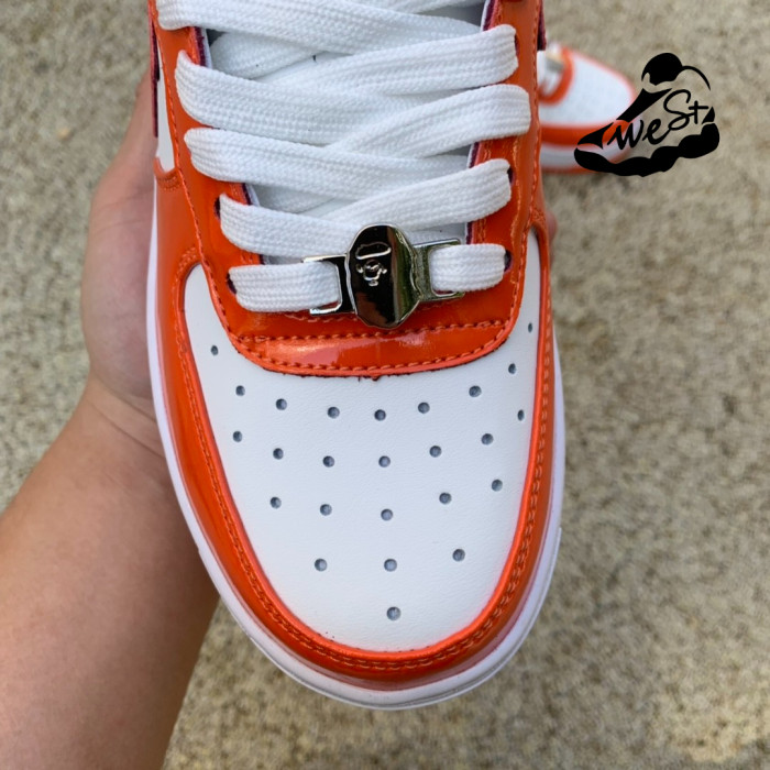 A Bathing Ape Bape Sta Low Orange