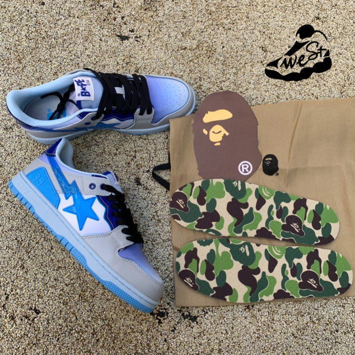 A Bathing Ape Bape SK8 Sta Blue