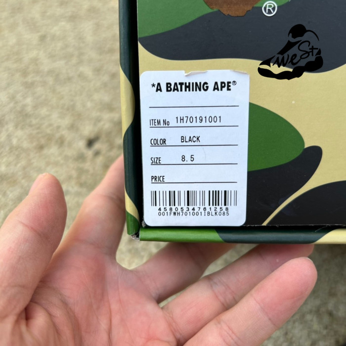 A Bathing Ape Bape Sta Low Black