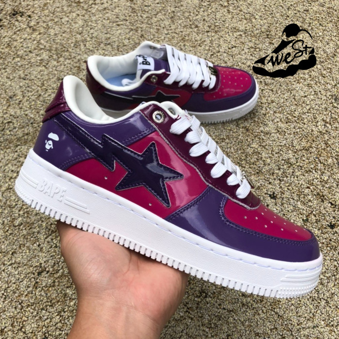 A Bathing Ape Bape Sta Low Color Camo Combo Purple