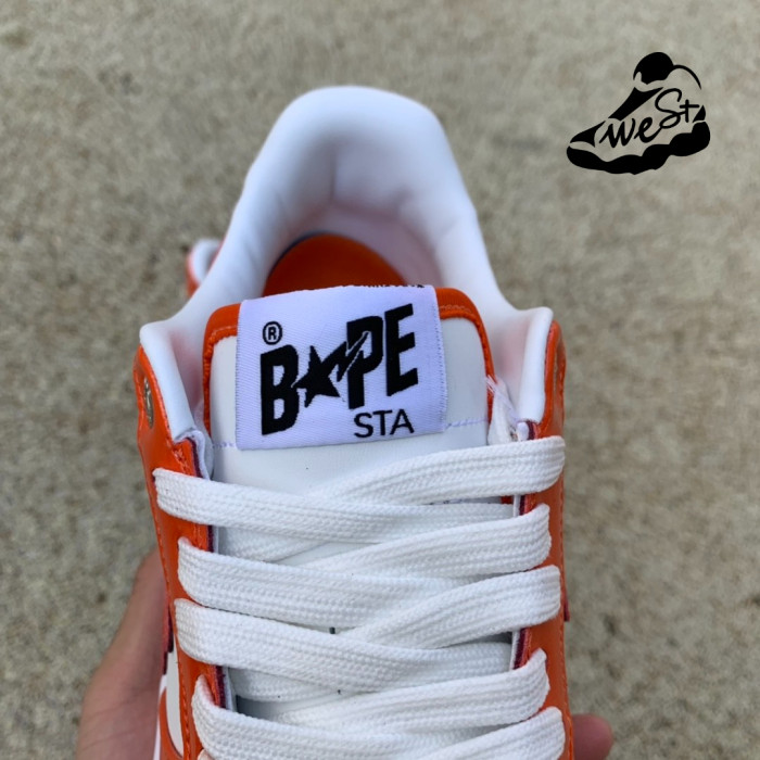 A Bathing Ape Bape Sta Low Orange