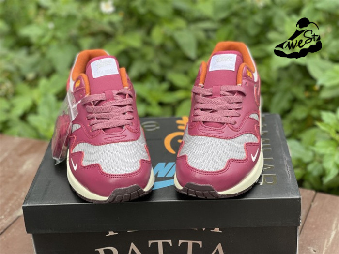 Nike Air Max 1 Patta Waves Rush Maroon