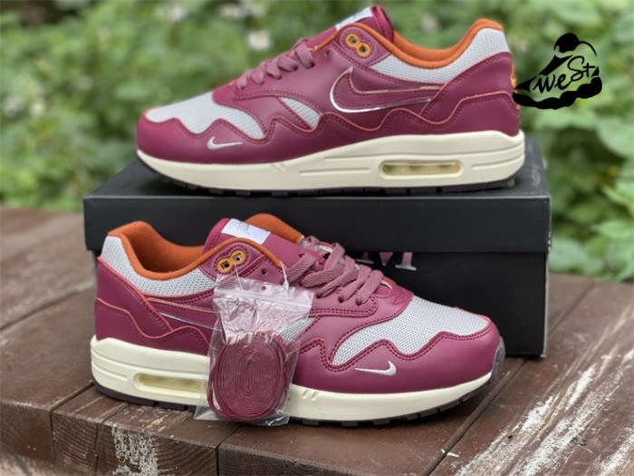 Nike Air Max 1 Patta Waves Rush Maroon