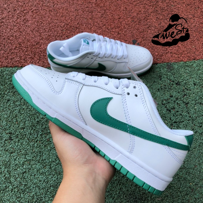 Nike Dunk Low White Green Noise 