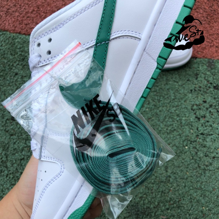 Nike Dunk Low White Green Noise 