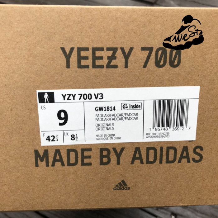 adidas Yeezy 700 V3 Fade Carbon