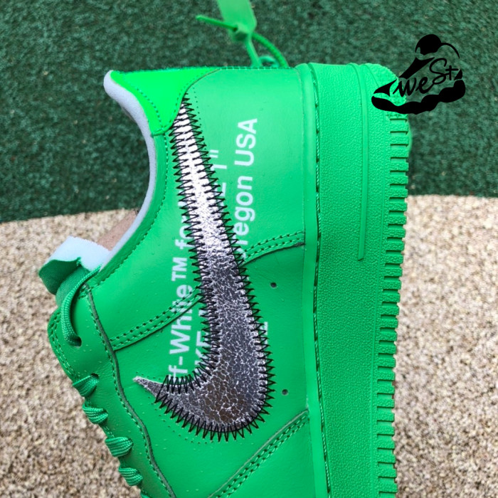 OFF-WHITE x Nike Air Force 1  Light Green Spark