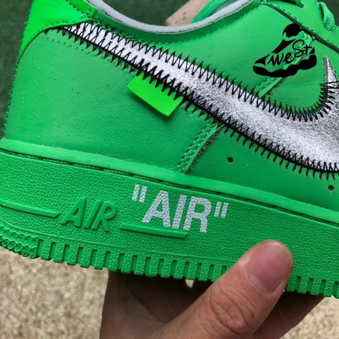 OFF-WHITE x Nike Air Force 1  Light Green Spark