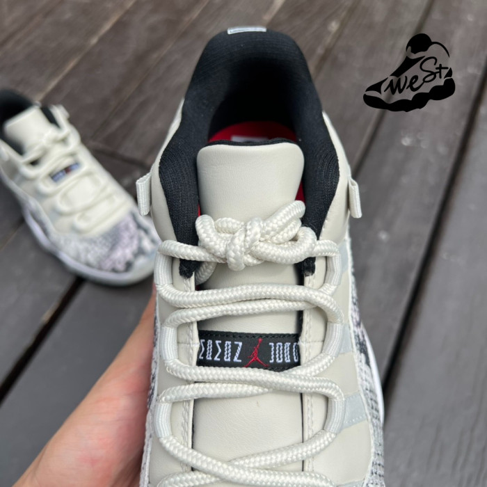 JORDAN 11 RETRO LOW SNAKE LIGHT BONE