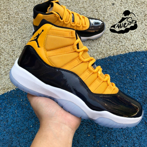 Jordan 11 Retro Black Yellow