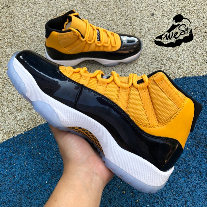 Jordan 11 Retro Black Yellow