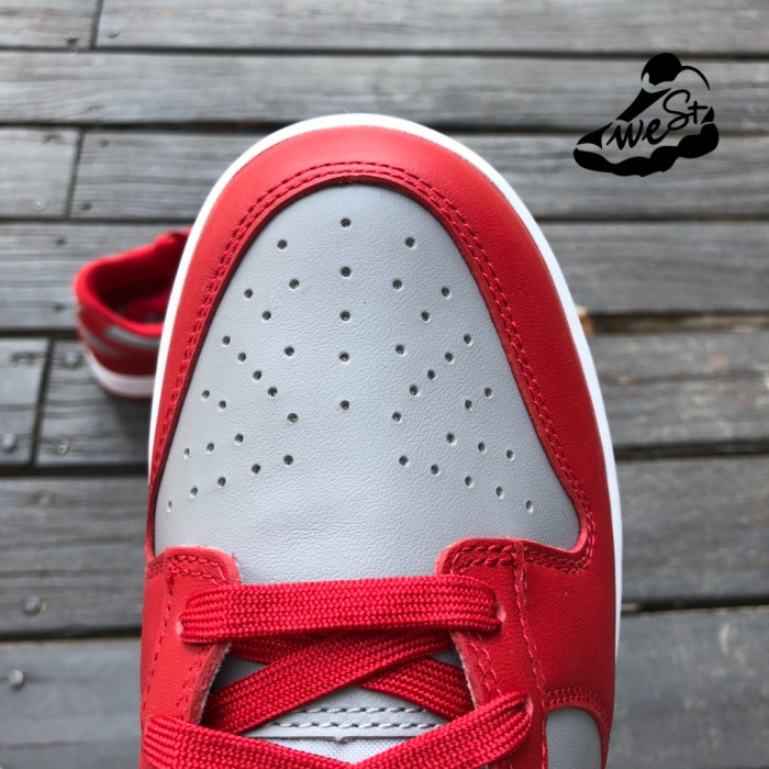 Nike Dunk Low Retro Medium Grey Varsity Red UNLV
