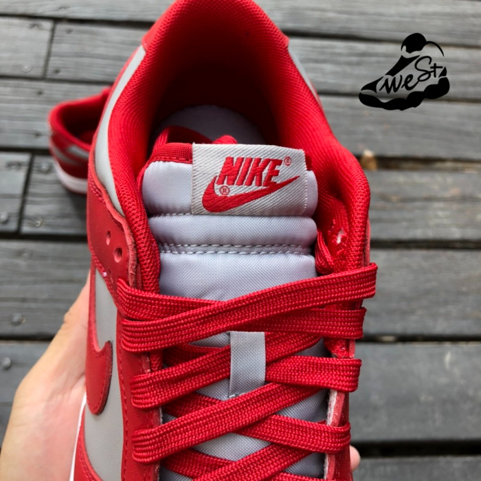 Nike Dunk Low Retro Medium Grey Varsity Red UNLV