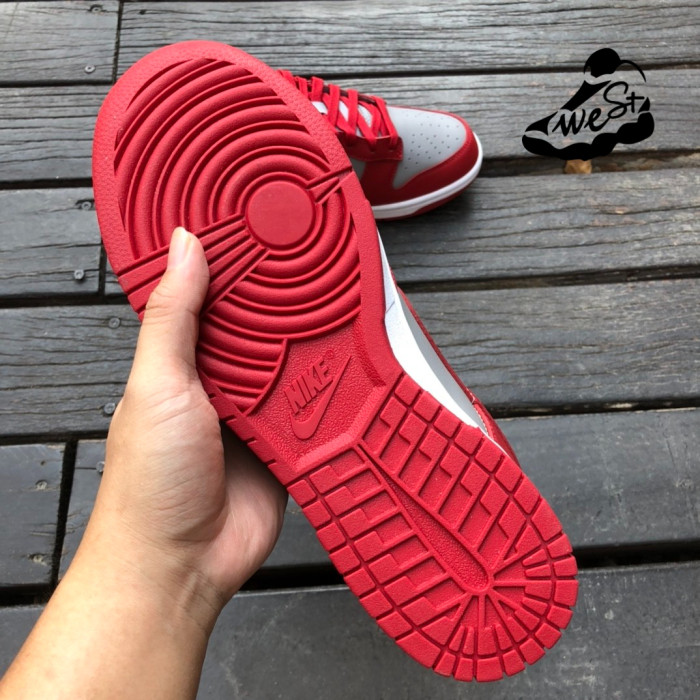 Nike Dunk Low Retro Medium Grey Varsity Red UNLV