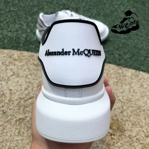 Alexander McQueen Oversized White Black Trim