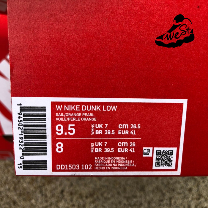 Nike Dunk Low Orange Pearl 