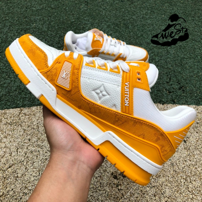 Louis Vuitton Trainer yellow white