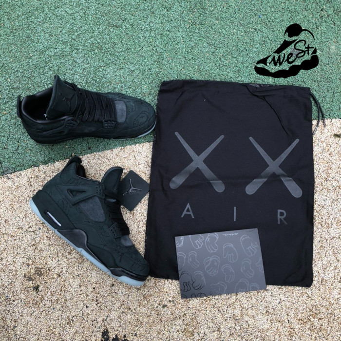 Jordan 4 Retro Kaws Black