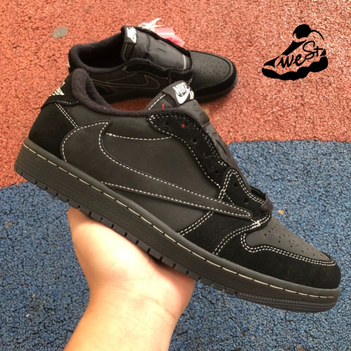 Jordan 1 Retro Low OG SP Travis Scott Black Phantom