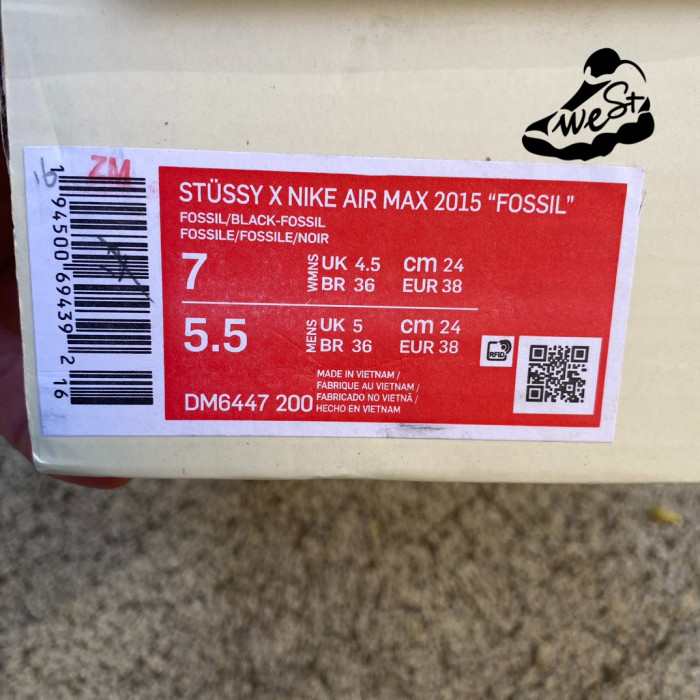 Nike Air Max 2013 Stussy Fossil