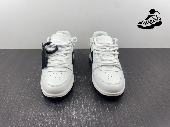 OFF-WHITE Out Of Office OOO Low Tops White Black