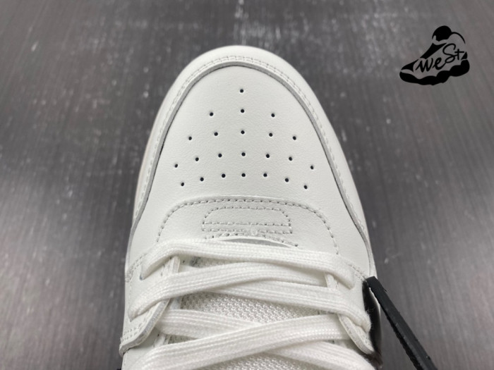 OFF-WHITE Out Of Office OOO Low Tops White Black