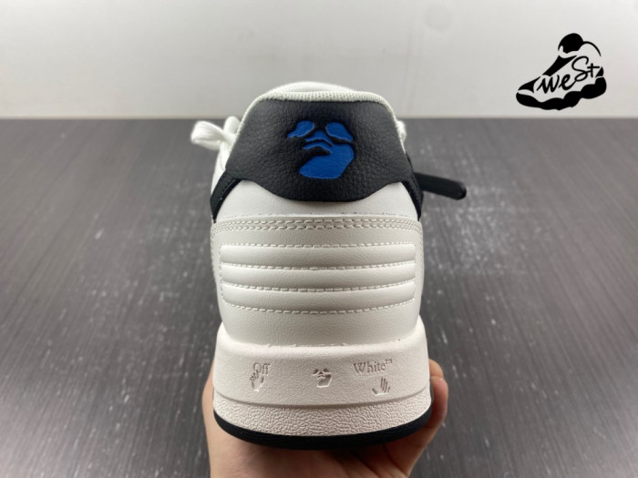 OFF-WHITE Out Of Office OOO Low Tops White Black