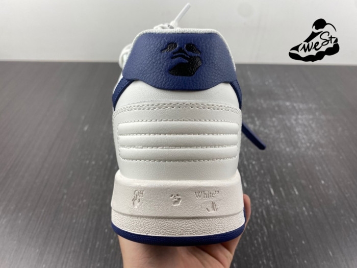 OFF-WHITE Out Of Office OOO Low Tops Dark Blue