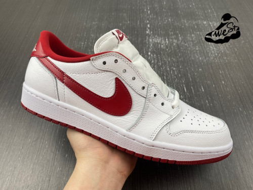 Jordan 1 Retro Low White Varsity Red