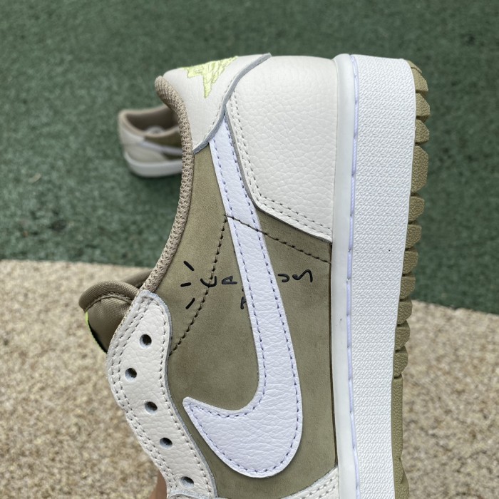 Jordan 1 Retro Low Golf Travis Scott Neutral Olive