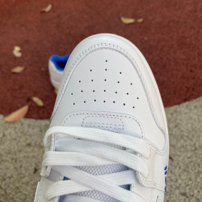 OFF-WHITE Out Of Office OOO Low Tops For Walking White Blue