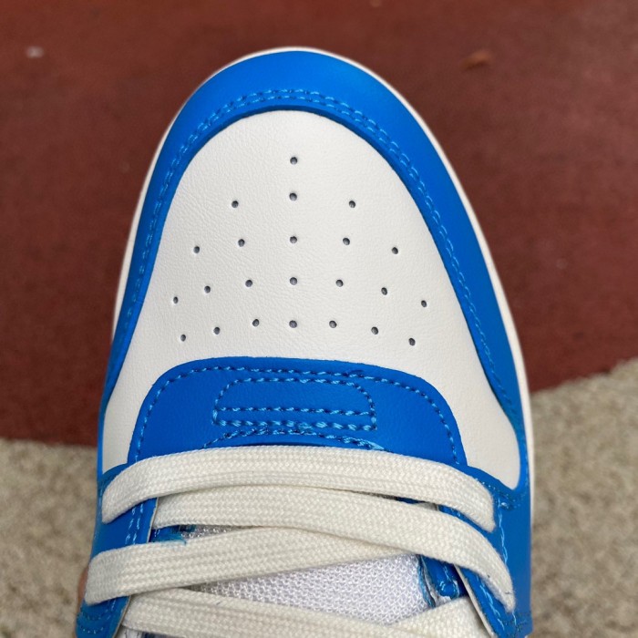 OFF-WHITE Out Of Office OOO Low Tops Blue White