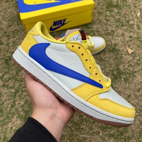 Jordan 1 Retro Low OG SP Travis Scott 'Canary'